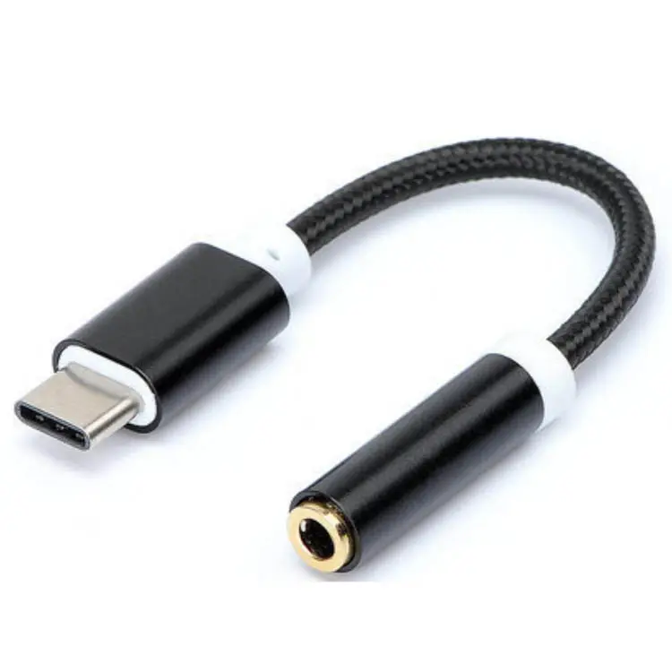 Type C Male to 3.5mm Headphone Female Jack Adapter AUX Cable for Letv LeEco Le Max 2 Pro