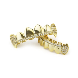 Hip Hop griglia rame oro moda denti <span class=keywords><strong>Grillz</strong></span> - Product Image 3