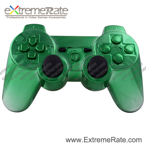 классический стиль хрома зеленый оболочка для ps3 аксессуары игровой контроллер
