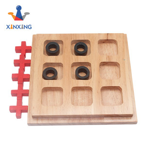 Juegos de mesa de madera <span class=keywords><strong>TIC</strong></span> <span class=keywords><strong>TAC</strong></span> TOE juegos de viaje - Product Image 4