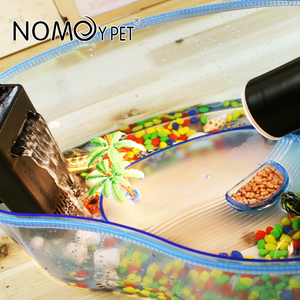 Bể cá rùa NOMOY có bệ tắm nắng và khay đựng thức ăn, bể rùa NX-12 M - Product Image 3