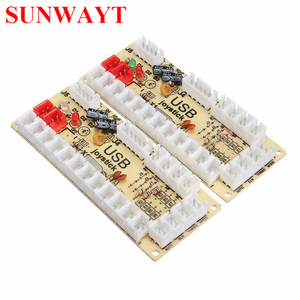 Neuer DIY <span class=keywords><strong>Arcade</strong></span> Game KIT <span class=keywords><strong>Arcade</strong></span> LED USB Encoder mit 5PIN <span class=keywords><strong>Arcade</strong></span> Joystick und 28mm beleuchteter LED Push Button für Spiel automaten - Product Image 2
