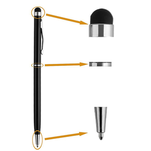 Teléfono tableta capacitiva bolígrafo 2 en 1 de Metal regalos de promoción Stylus Pen - Product Image 5