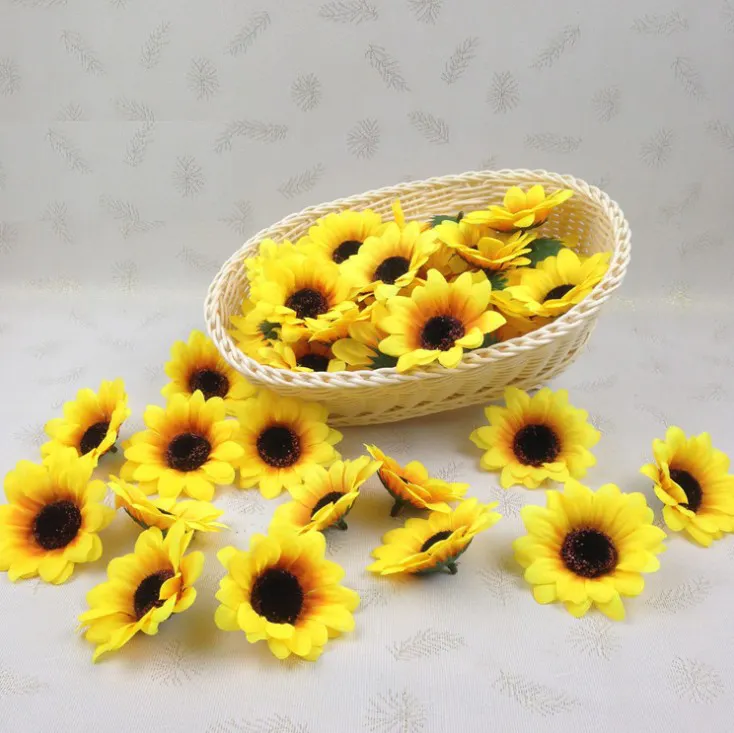 2019 New Design Artificial sunflower Flower Decoration Items For Weddings