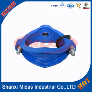 ISO2531 hierro dúctil 4 pulgadas tubo de sillín abrazadera para tubería de hierro dúctil di - Product Image 2