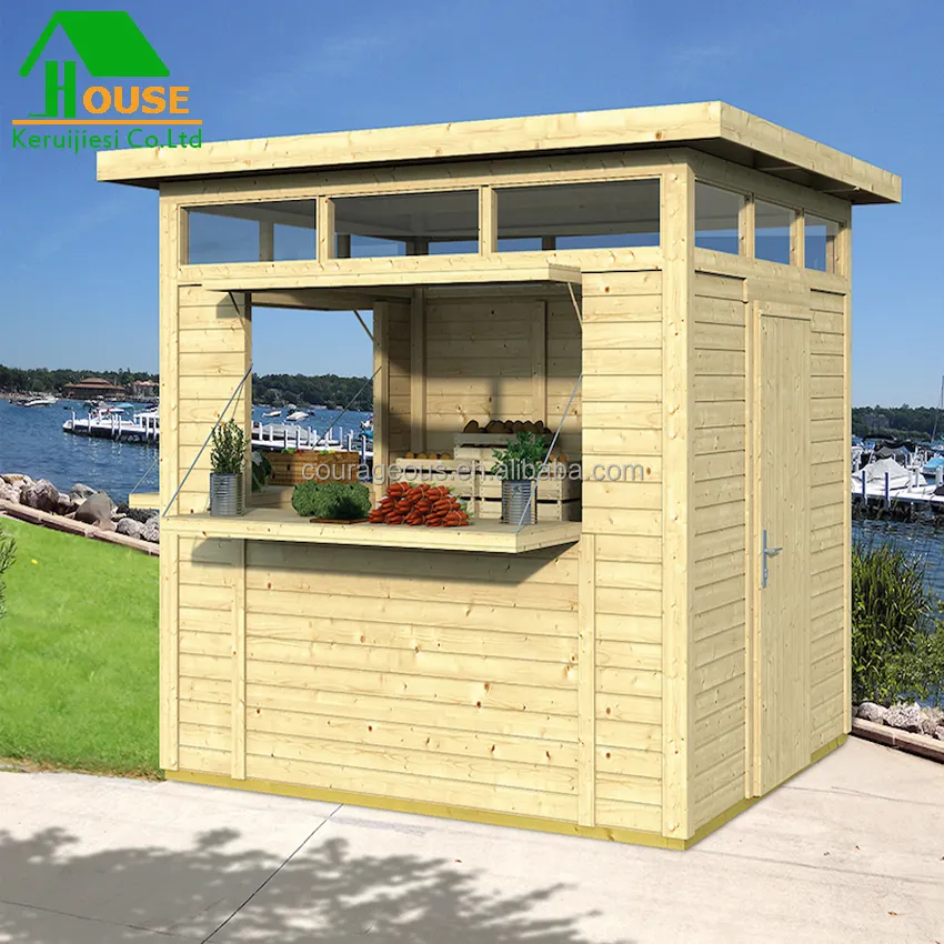 Eenvoudige Installatie Sandwich Panel Stalen Structuur container kiosk draagbare geïsoleerde prefab cabine