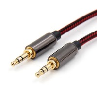 Câble audio-vidéo OCC 3,5 mm en alliage de zinc de haute qualité, connecteur mâle-mâle