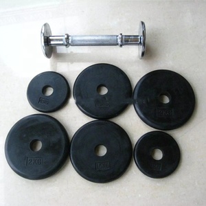 ชุดดัมเบลยางแบบมืออาชีพที่สามารถปรับได้พร้อมปลายโครเมี่ยม - Product Image 2