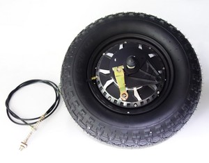 Roue de brouette électrique avec <span class=keywords><strong>frein</strong></span> à tambour, 10x4.0, 36v, 500w, moteur intégré - Product Image 2