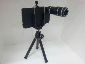 Aumento óptico <span class=keywords><strong>12x</strong></span> lente de plástico con trípode para el <span class=keywords><strong>iPhone</strong></span> 4 4S y 5 - Product Image 1