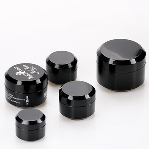 <span class=keywords><strong>Pot</strong></span> en plastique <span class=keywords><strong>vide</strong></span> 5G 15G 30G 50G pour vernis gel, colle à ongles noire, contenants cosmétiques en plastique - Product Image 1