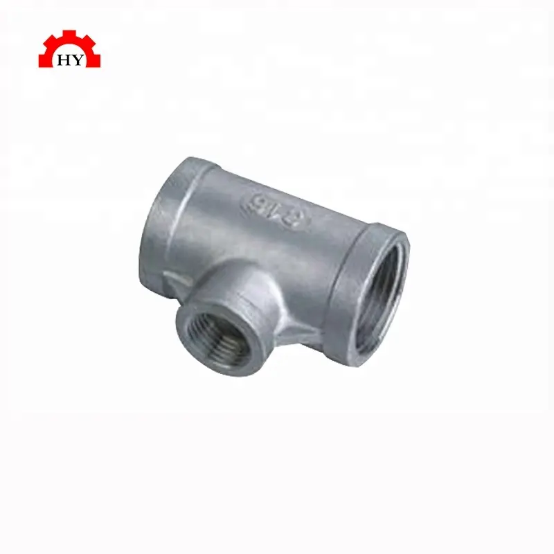 Cheap Factory Price Acid Wash 3 Way Connector 304 Stainless Steel Equal Tee With High Quality