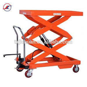 Hydraulic Foot Operated Double Scissor Lift Table Cart/Hand Truck Scissor <strong>Platform</strong> - Product Image 4
