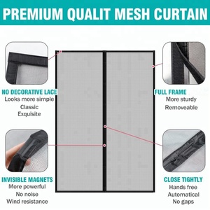Cortina de malla antimosquitos duradera de 72 "* 80", pantalla de malla de fibra de vidrio magnética mejorada para puerta de hasta 70 "* 79" - Product Image 5