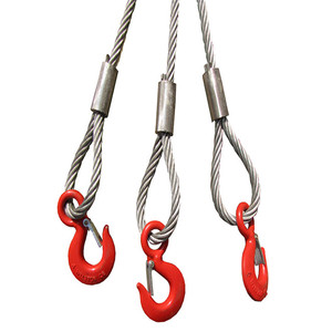 Precio de eslinga de cuerda de alambre 6x36 IWRC, eslinga de elevación, <span class=keywords><strong>aparejo</strong></span> - Product Image 1