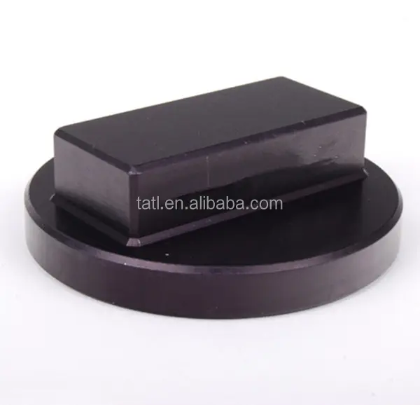 Solid rubber jack pad for car jack