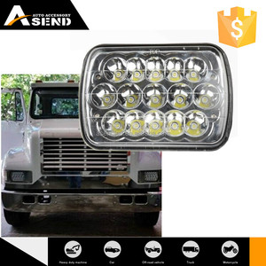 5 " x 7 " sellado led de los faros de camiones, 45 W llevó la luz de trabajo, alta luz de <span class=keywords><strong>cruce</strong></span> para camiones motocicletas - Product Image 1