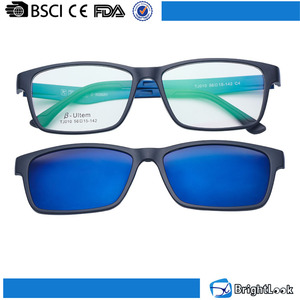 Vidrios ópticos de moda Retro impresión de la insignia con <span class=keywords><strong>clip</strong></span> <span class=keywords><strong>on</strong></span> <span class=keywords><strong>lentes</strong></span> - Product Image 3