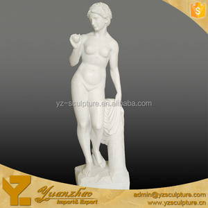 Grandeur nature marbre blanc <span class=keywords><strong>Nude</strong></span> Statue sculpture pour la décoration - Product Image 1