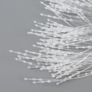 無料サンプル提供、uxcell 130mmスナップループピン、セキュリティロックプラスチックタグファスナー/ケーブルビーズタイ1000個/パック - Product Image 5