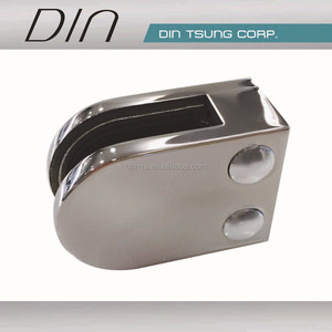 Abrazadera de Vidrio en Forma de D de Acero Inoxidable, Tapa de Extremo Resistente al Óxido, Accesorio para Barandilla - Product Image 3