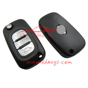 Remplacer 3 boutons de cas de clé de carte à puce distant Pour Renault Laguna - Product Image 2