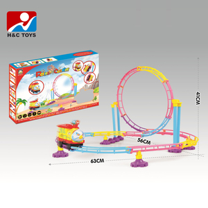 Lumière-up Coloré Ferroviaire <span class=keywords><strong>De</strong></span> Train Jouet <span class=keywords><strong>Piste</strong></span> <span class=keywords><strong>de</strong></span> <span class=keywords><strong>Course</strong></span> HC190107 - Product Image 3