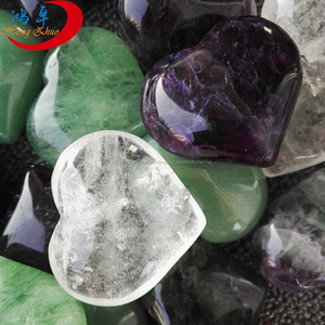 Rocas De Cuarzo rosa y Azul Turquesa Corazón - Product Image 5