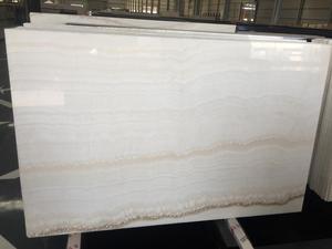 งาช้างสีขาว onyx marble vanity top - Product Image 2