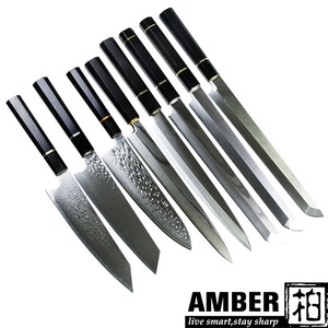 Couteau à poisson japonais en acier Damas, <span class=keywords><strong>couteaux</strong></span> de <span class=keywords><strong>chef</strong></span> en acier inoxydable, super tranchants pour couper la viande, <span class=keywords><strong>les</strong></span> filets de poisson, fournitures de cuisine - Product Image 6