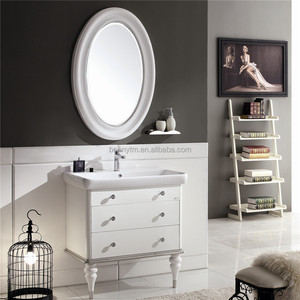 BONNYTM BN-8336 Blanco Color <span class=keywords><strong>de</strong></span> <span class=keywords><strong>Dos</strong></span> Cajones Mueble <span class=keywords><strong>de</strong></span> Baño Mueble <span class=keywords><strong>de</strong></span> Baño <span class=keywords><strong>de</strong></span> Acero Inoxidable Fregadero <span class=keywords><strong>de</strong></span> un seno - Product Image 1