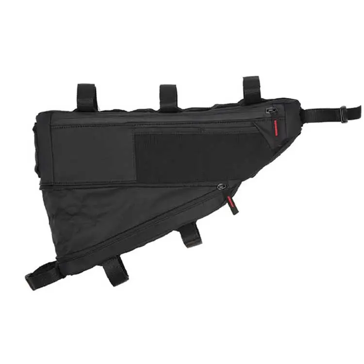 Negro gran ciclismo marco bolsas de bicicleta impermeable bolsa de marco de baúl con agua de vejiga hidratación puerto