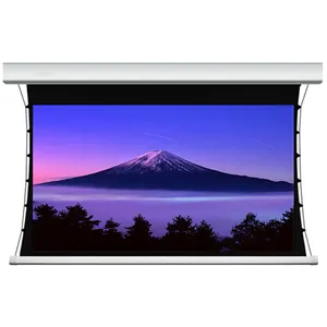 180 inch 16:9 Điện Động Cơ Hình Ống Tab-căng thẳng màn hình máy chiếu Màn Hình Chiếu với EU/UK/AU dây -điều khiển điều khiển từ xa