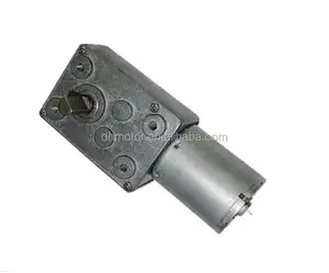 XDH pabrik disesuaikan torsi tinggi kecepatan rendah 5-100rpm 6-18v dc worm gear motor listrik untuk mobil 4260-370