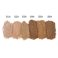 Poudre fixante libre longue tenue pour le visage, contrôle du sébum, 6 couleurs