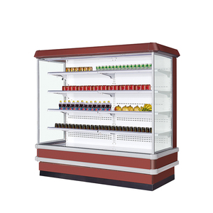 De lujo de tipo abierto supermercado multi-cubierta de refrigerador supermercado - Product Image 1