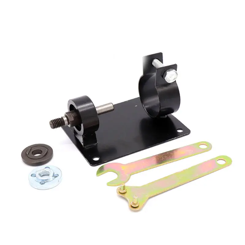 Electric Drill Cutting Polishing Grinding Seat Stand 10/13mm Holder Set Machine Bracket Rod Bar +2 Wrench +2 Gaskets