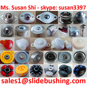 NL-8H2 Mini Voll Kunststoff POM ABS Kleinste Roller Ball Caster NL-8L Ball Transfer Einheiten - Product Image 5