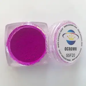 批发霓虹灯粉末用于塑料油漆荧光亮色指甲油颜料