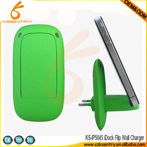 L'arrivée de nouveaux portables idock flip. mur chargeur pour téléphone mobile, ce rohs fcc - Product Image 1