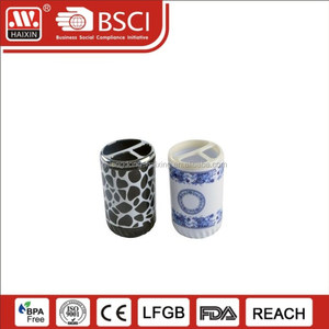 Set di accessori da bagno in plastica di alta qualità con Dispenser per lozioni, porta spazzolino da denti, <span class=keywords><strong>portasapone</strong></span> e bicchiere - Product Image 4