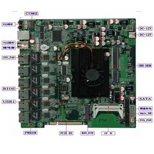 Mini- itx de la placa base para d525mf6 6 lan atom d525, gma3150,6*intel 82583v, mini- pcie, cf, vdc 12,1*com, 1*vga, <span class=keywords><strong>2</strong></span>*usb - Product Image 1