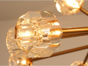 Europe du nord Nordique forêt lumière pendante luxe cristal restaurant <span class=keywords><strong>spoutnik</strong></span> <span class=keywords><strong>lustre</strong></span> - Product Image 3
