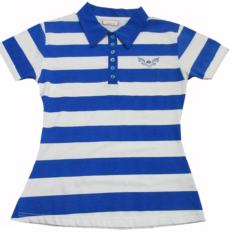 Высокое качество дешевой унисекс От 1 до 7 лет 100% хлопок OEM впитывает пот футболки-поло в полоску Футболки в продаже