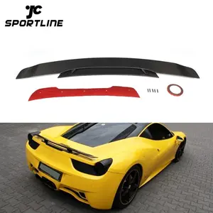 Carbon Fiber Hinten Stamm Spoiler für Ferrari 458 Italia Basis Coupe 2-Tür 11-13