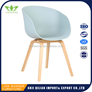 Comercio al por mayor Simple Deign Emes LK509-6 Color Sólido Silla De Comedor de Plástico - Product Image 1