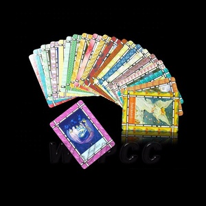 <span class=keywords><strong>Carte</strong></span> Oracolo dell'Affermazione della Gravidanza, Diverse Tipologie, Stampa Colorata su Carta Dorata, <span class=keywords><strong>Carte</strong></span> dei Tarocchi Olografiche con Bordi Argentati - Product Image 3