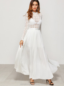 أزياء نمط جديد الدانتيل غرينادين ضمادة نمط طويل مساء النساء فستان الزفاف فساتين السيدات - Product Image 4