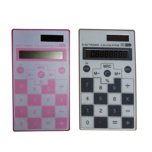 Cadeau de calculatrice électronique super mince à touche tactile en plastique durable - Product Image 3