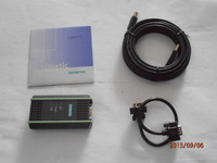 Cable USB-MPI 6ES7972-0CB20-0XA0, Interfaz de Programación PLC Siemens S7-200/300/400, Adaptador Siemens S7 para PC